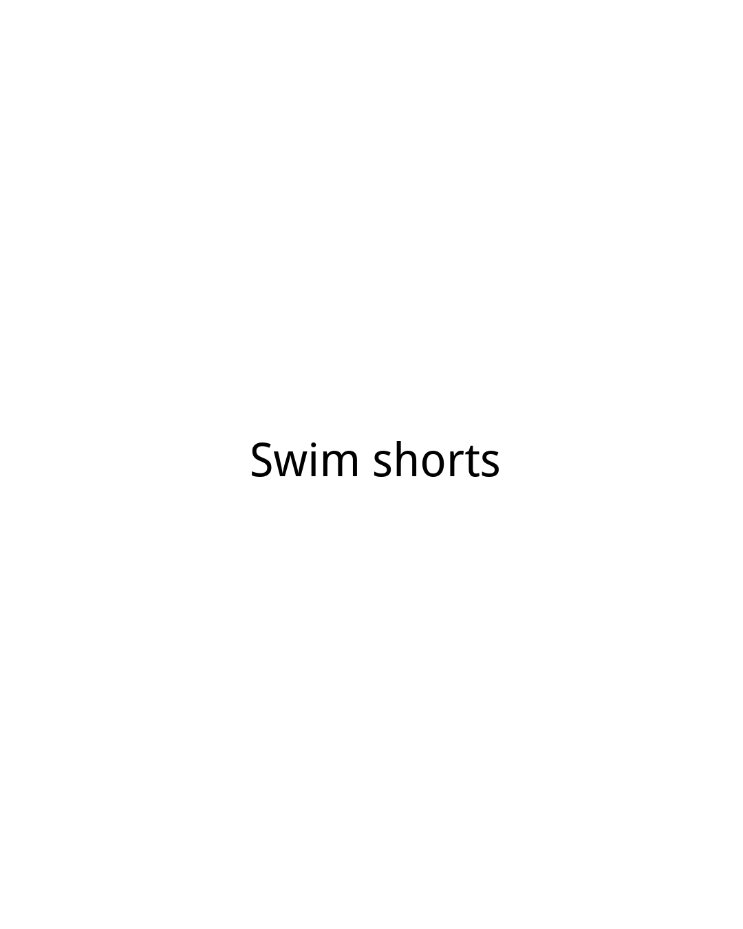 Swim shorts
