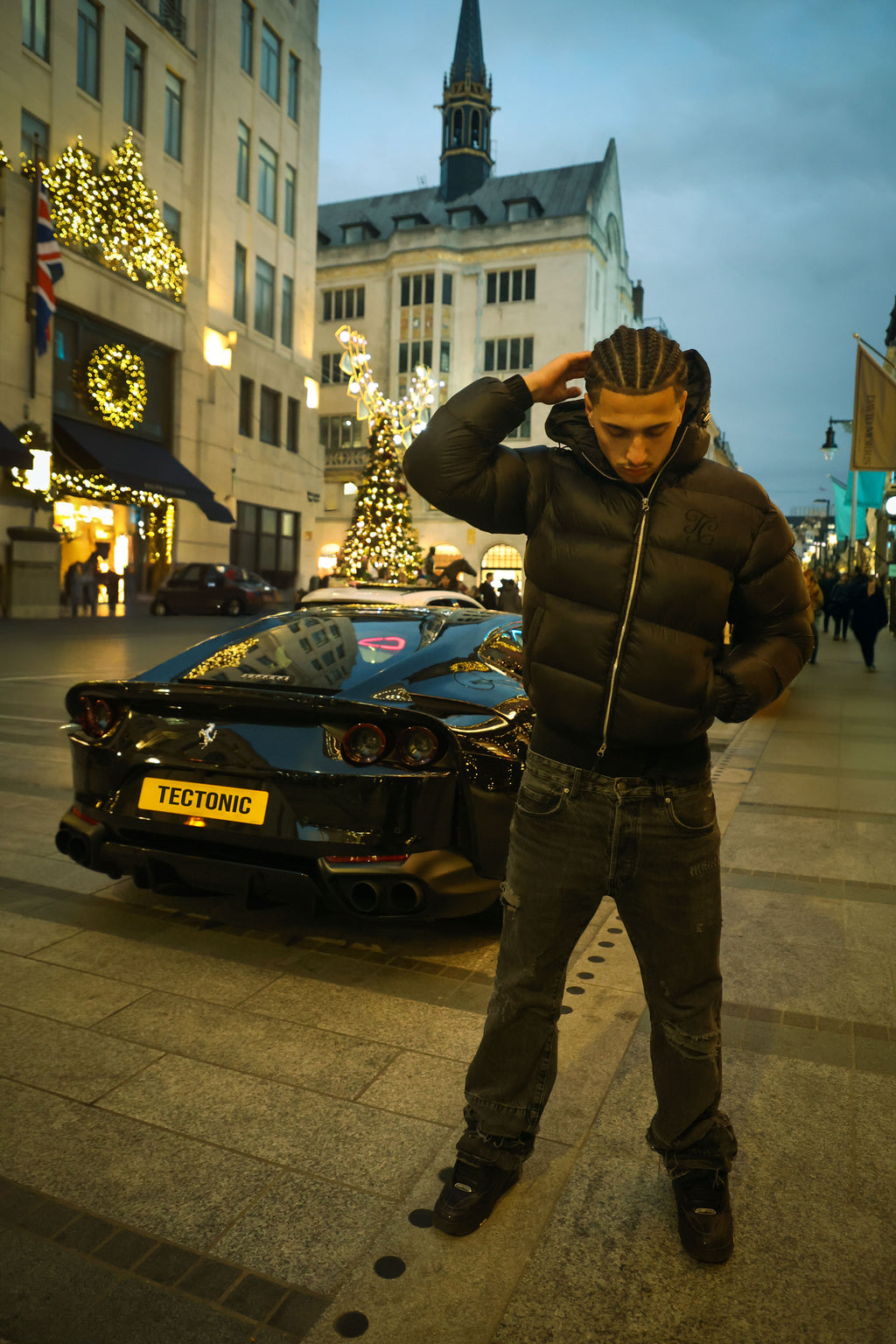 SIGNATURE MATTE PUFFER-BLACK