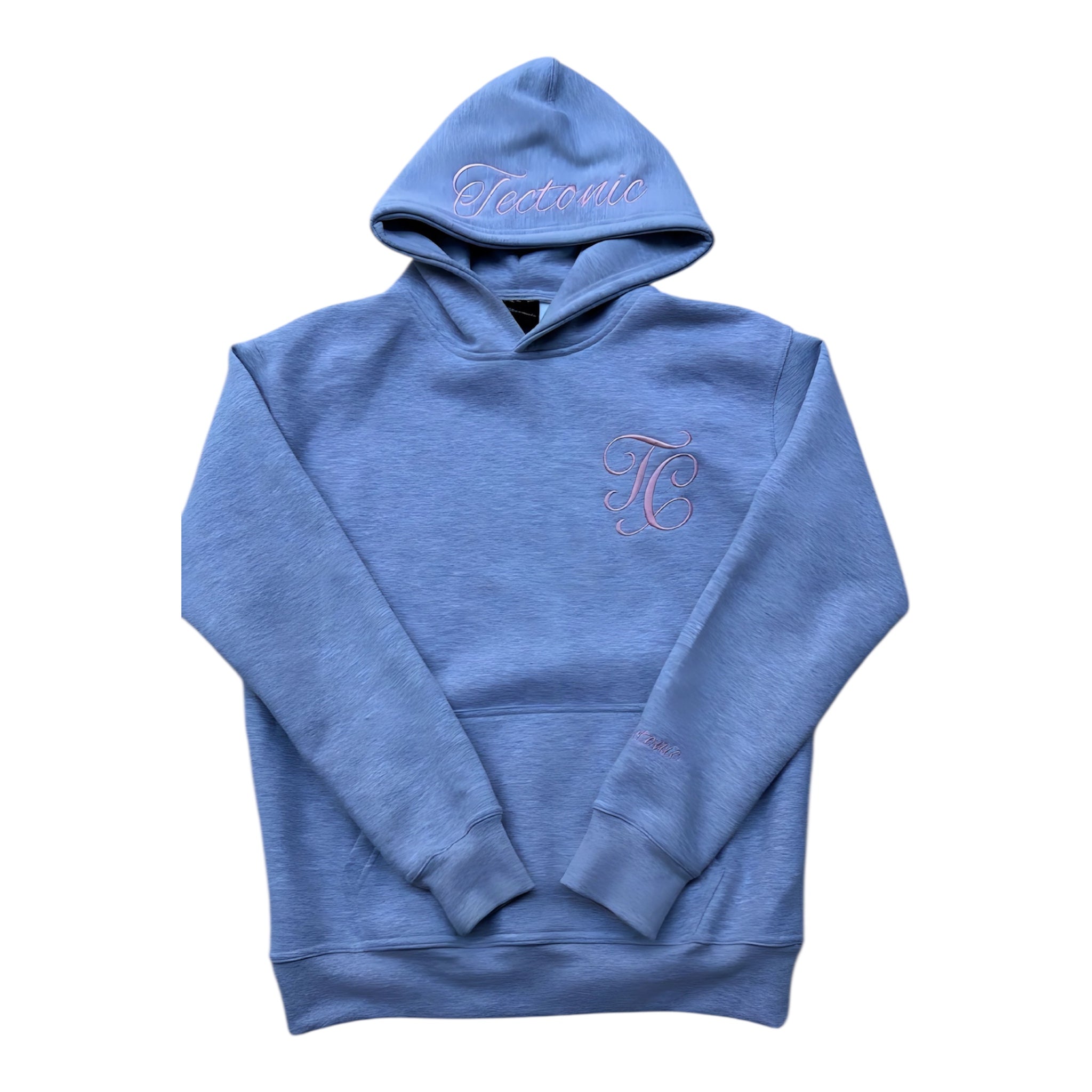 SIGNATURE HOODIE-GREY/PINK (Pre-order)