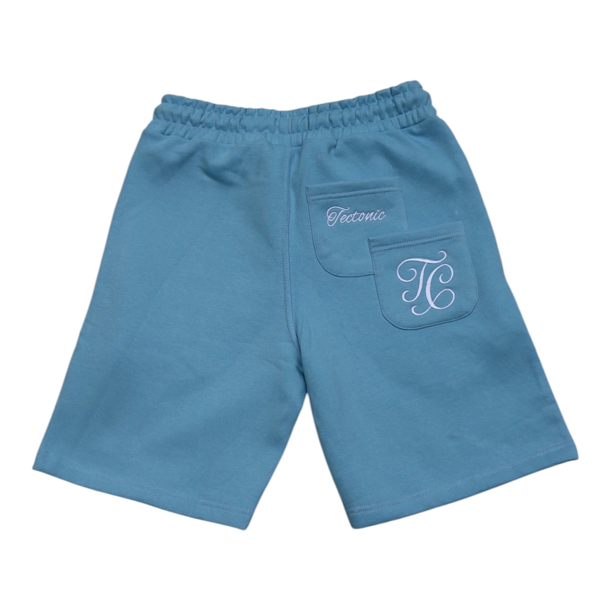 SIGNATURE SHORTS-BABY BLUE
