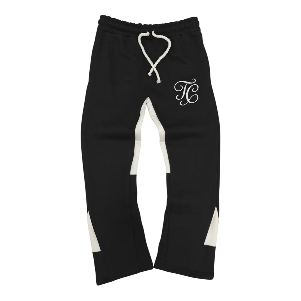 SIGNATURE FLARED “JOGGA” -WHITE/BLACK