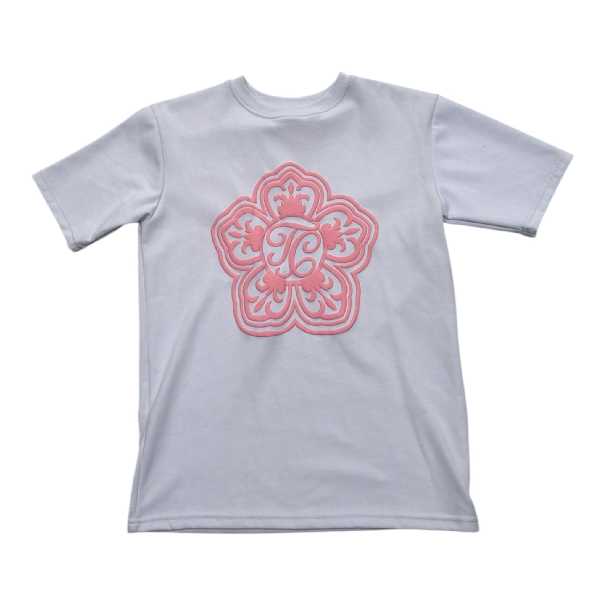 SIGNATURE BLOOM TEE-BABY PINK