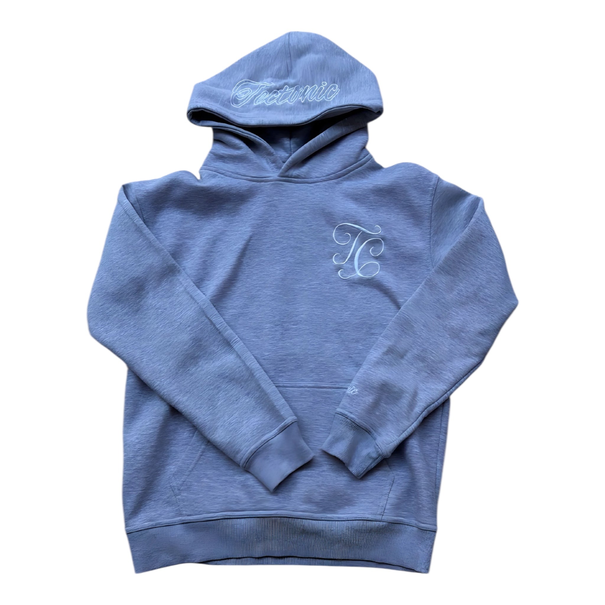 SIGNATURE HOODIE-GREY/WHITE (Pre-order)