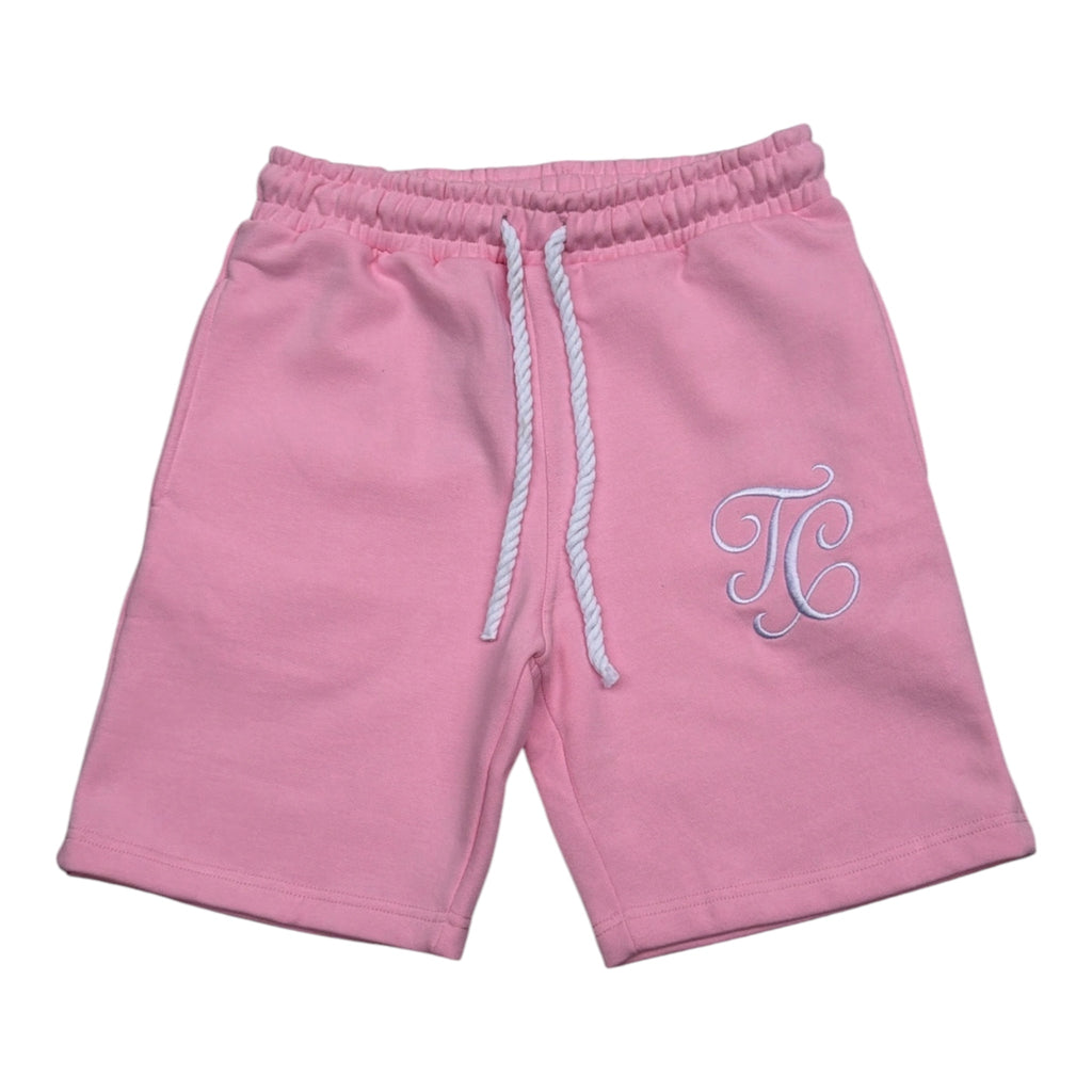SIGNATURE SHORTS-BABY PINK