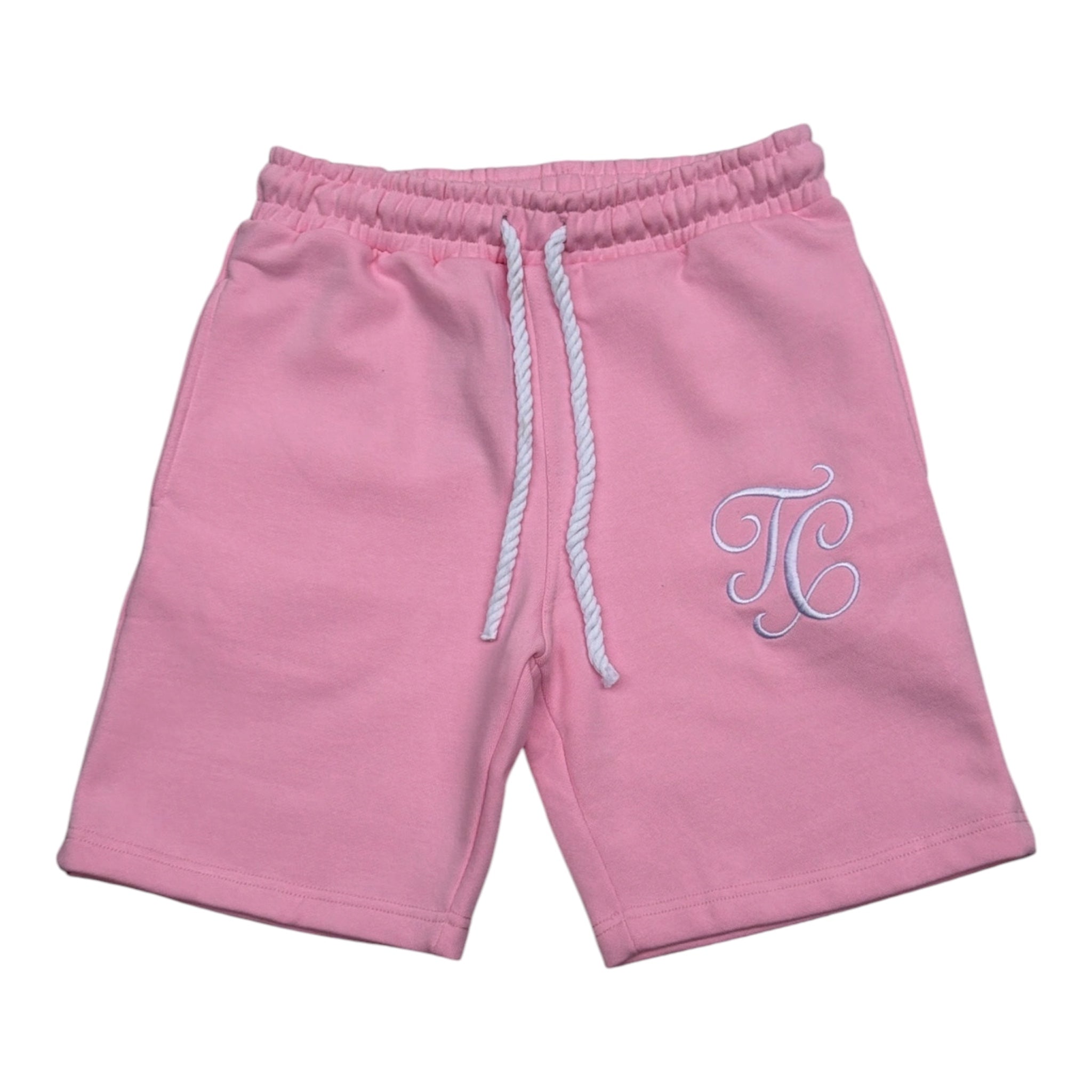 SIGNATURE SHORTS-BABY PINK