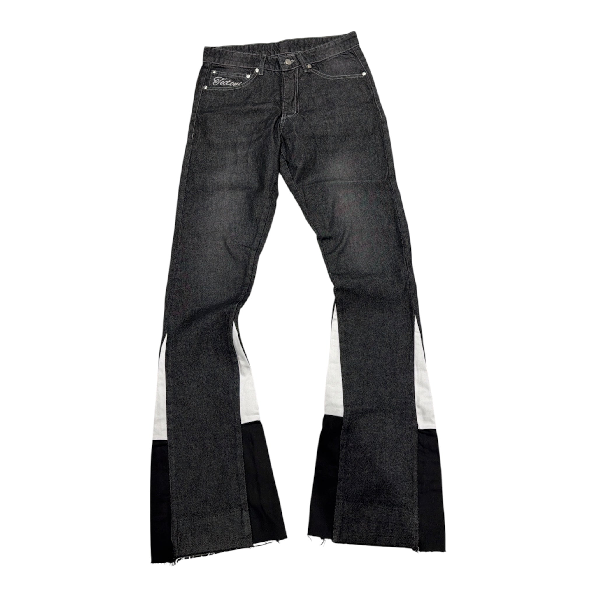 SIGNATURE FLARED JEANS-GREY