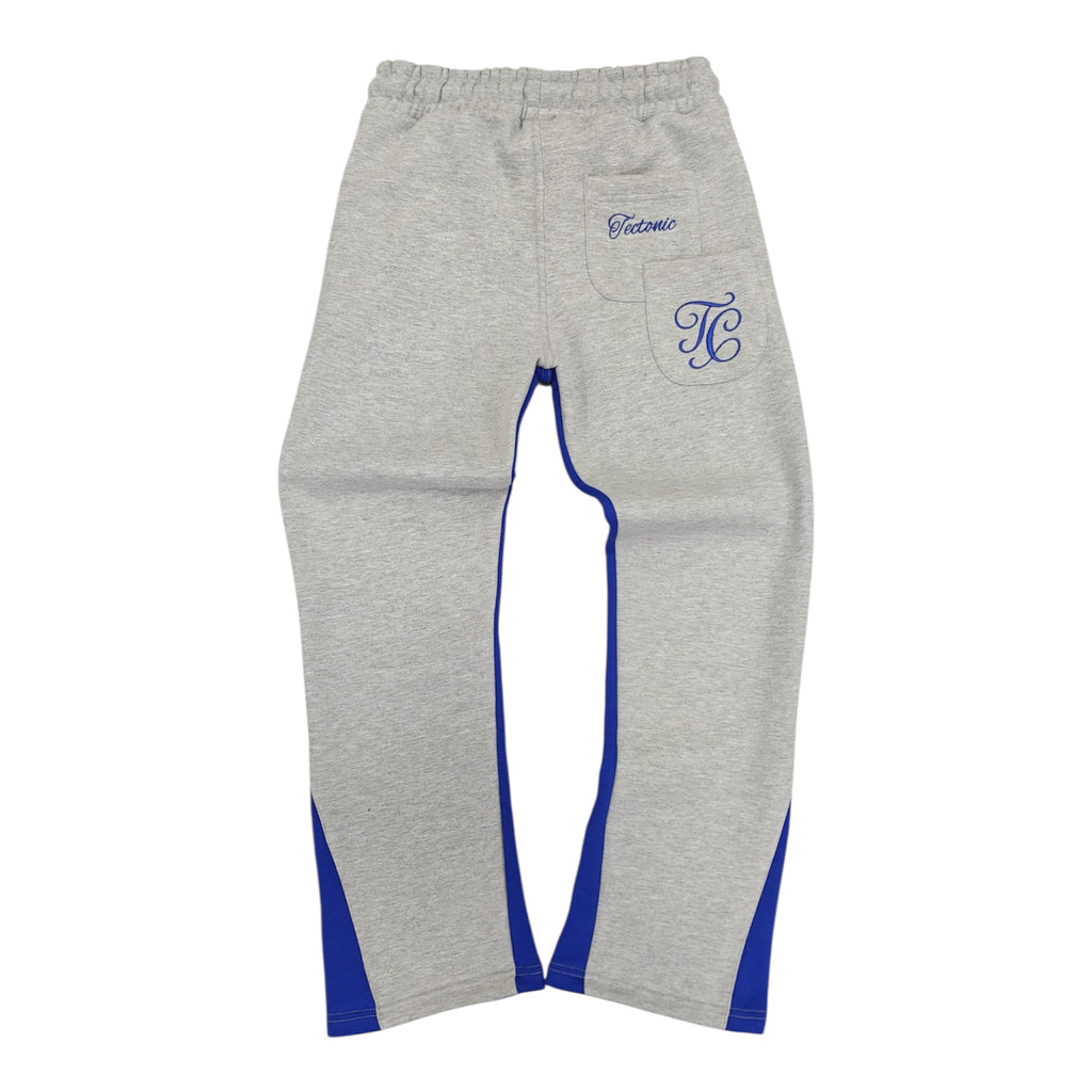 SIGNATURE FLARED “JOGGA”-ROYAL BLUE/GREY ( PRE ORDER)