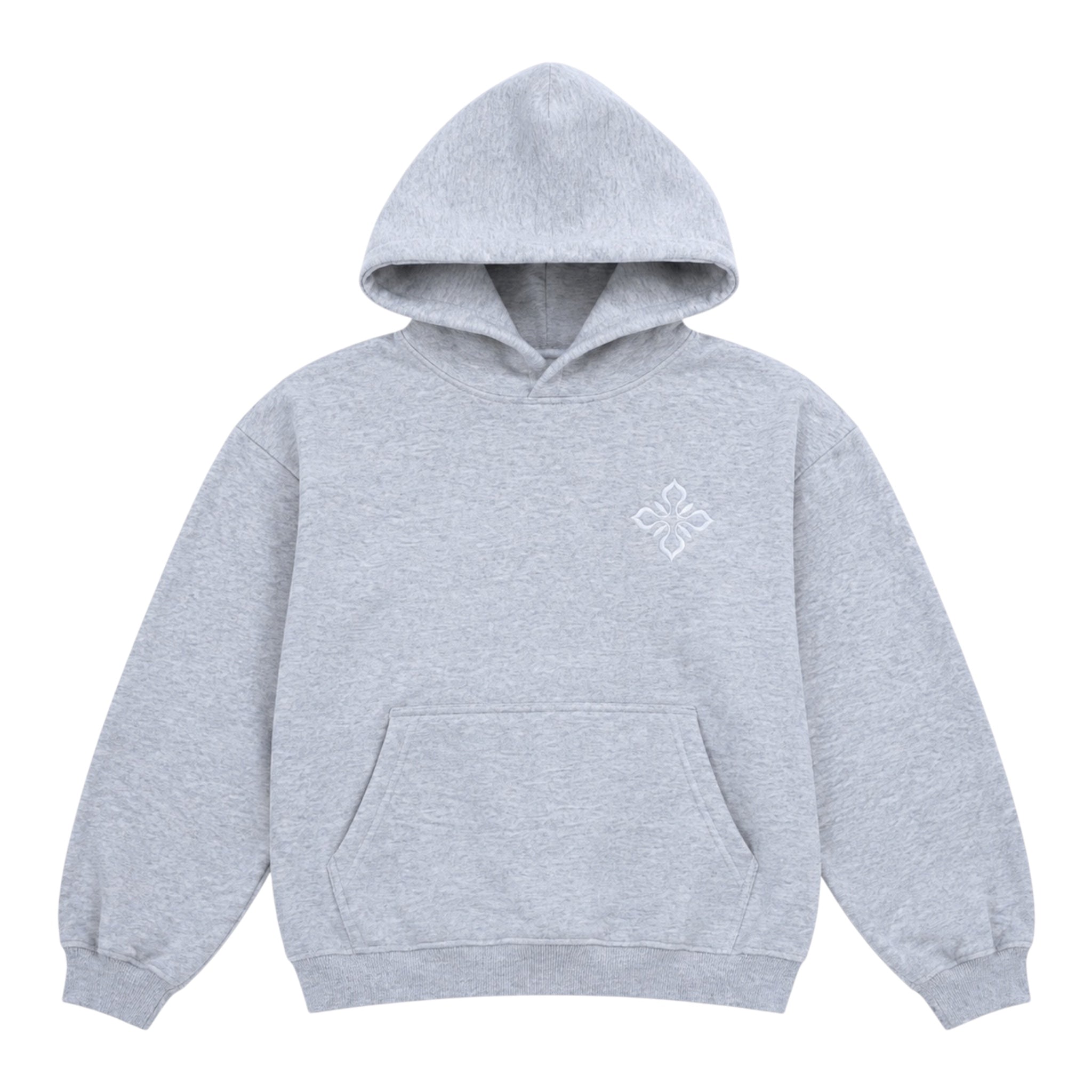SIGNATURE HOODIE-LIGHT GREY