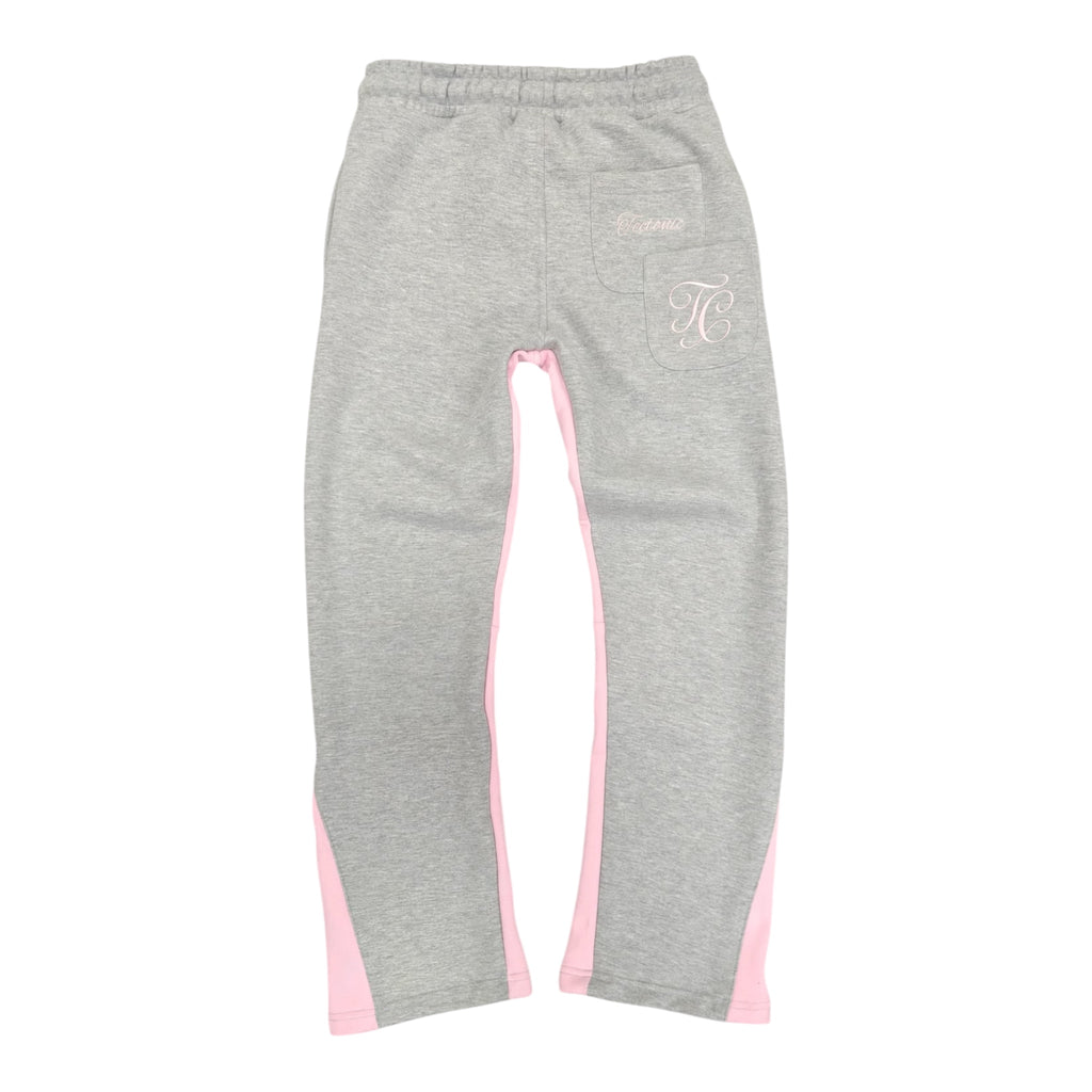 SIGNATURE FLARED “JOGGA” -PINK/GREY (Pre-order)