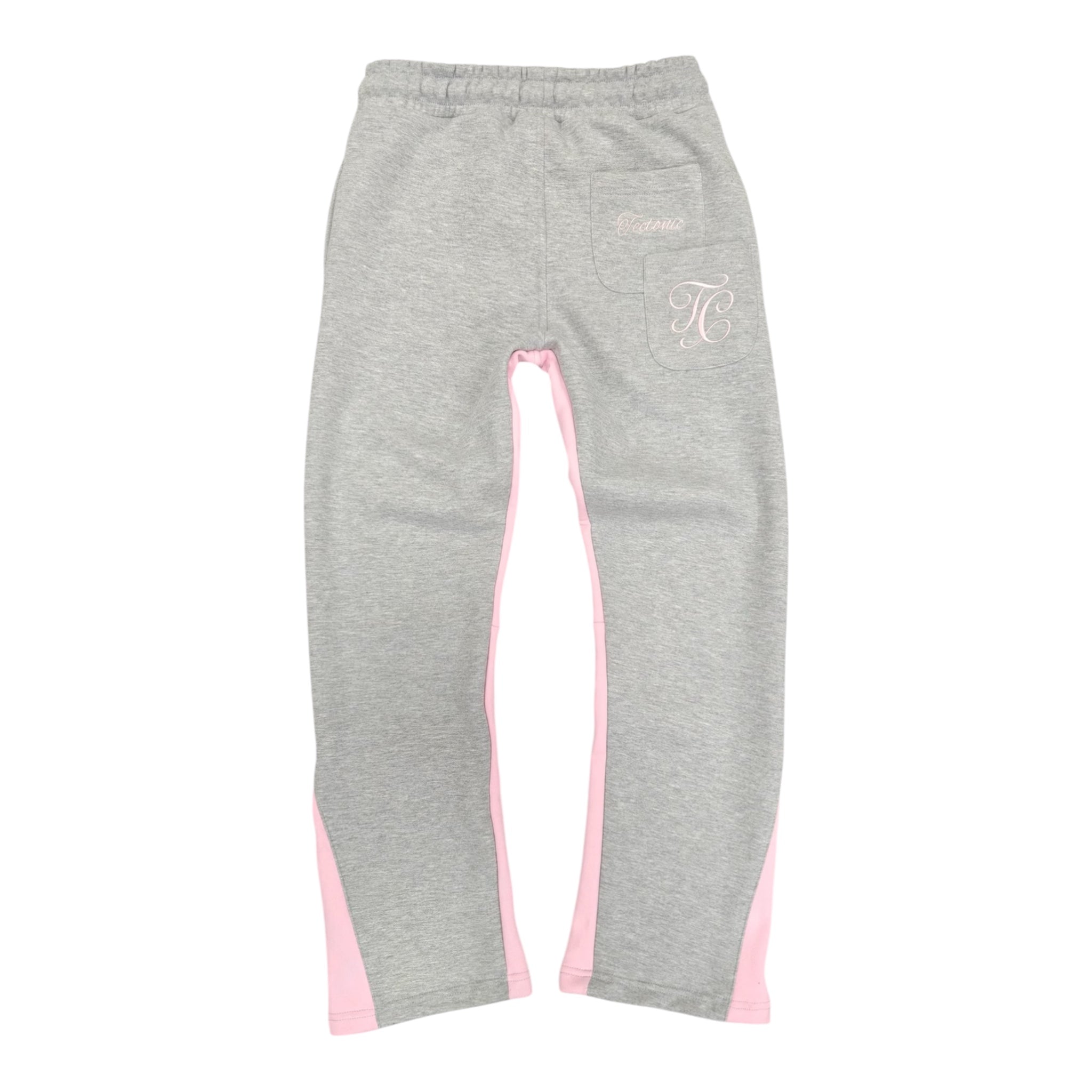 SIGNATURE FLARED “JOGGA” -PINK/GREY (pre-order)