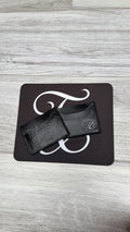 SIGNATURE CARD HOLDER-BLACK