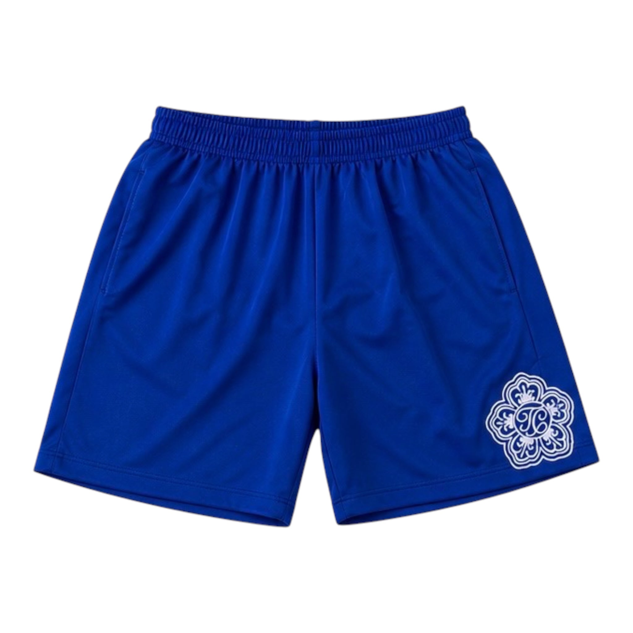 SIGNATURE BLOOM SWIM SHORTS-ROYAL BLUE
