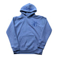 SIGNATURE HOODIE-GREY/ROYAL BLUE