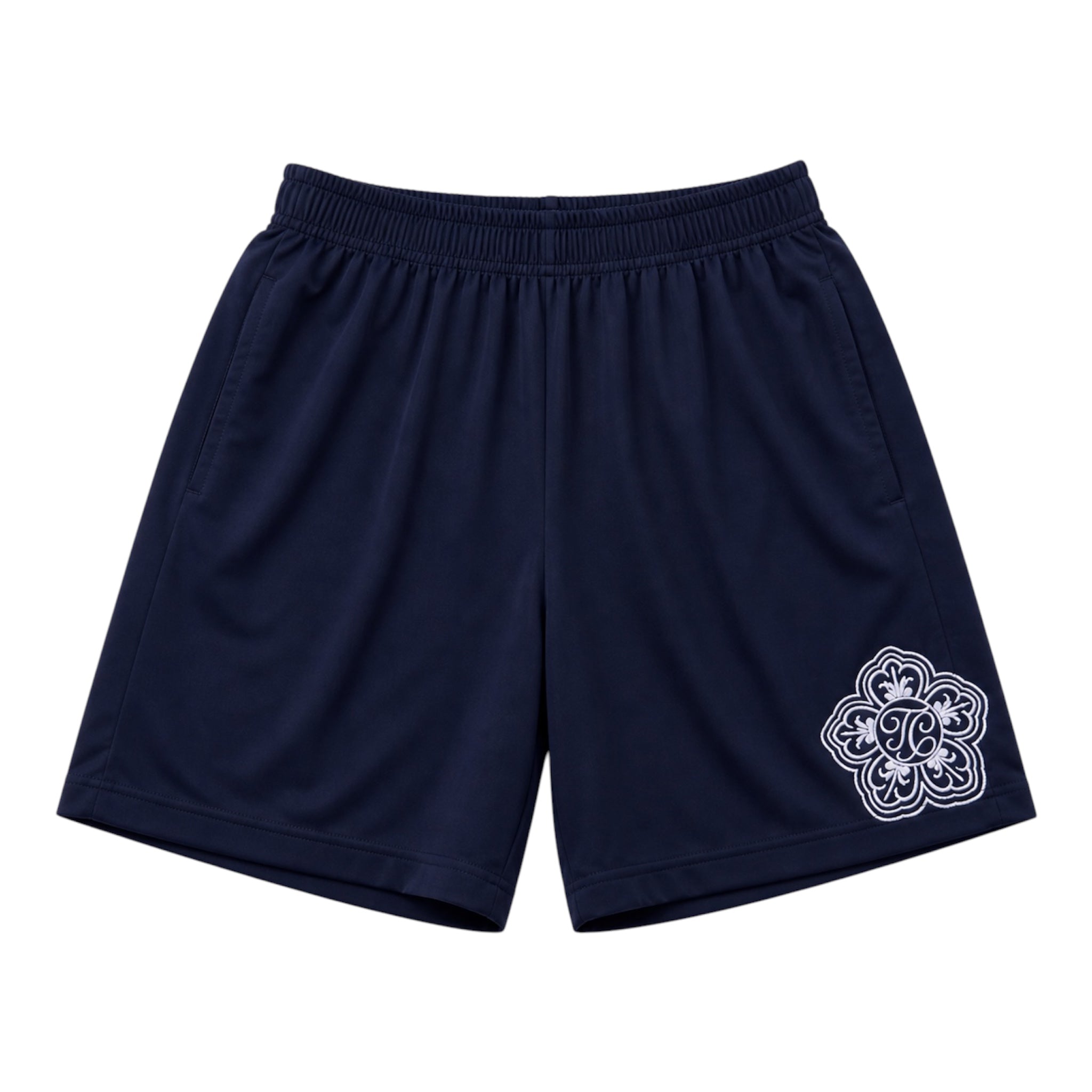 SIGNATURE BLOOM SWIM SHORTS-NAVY