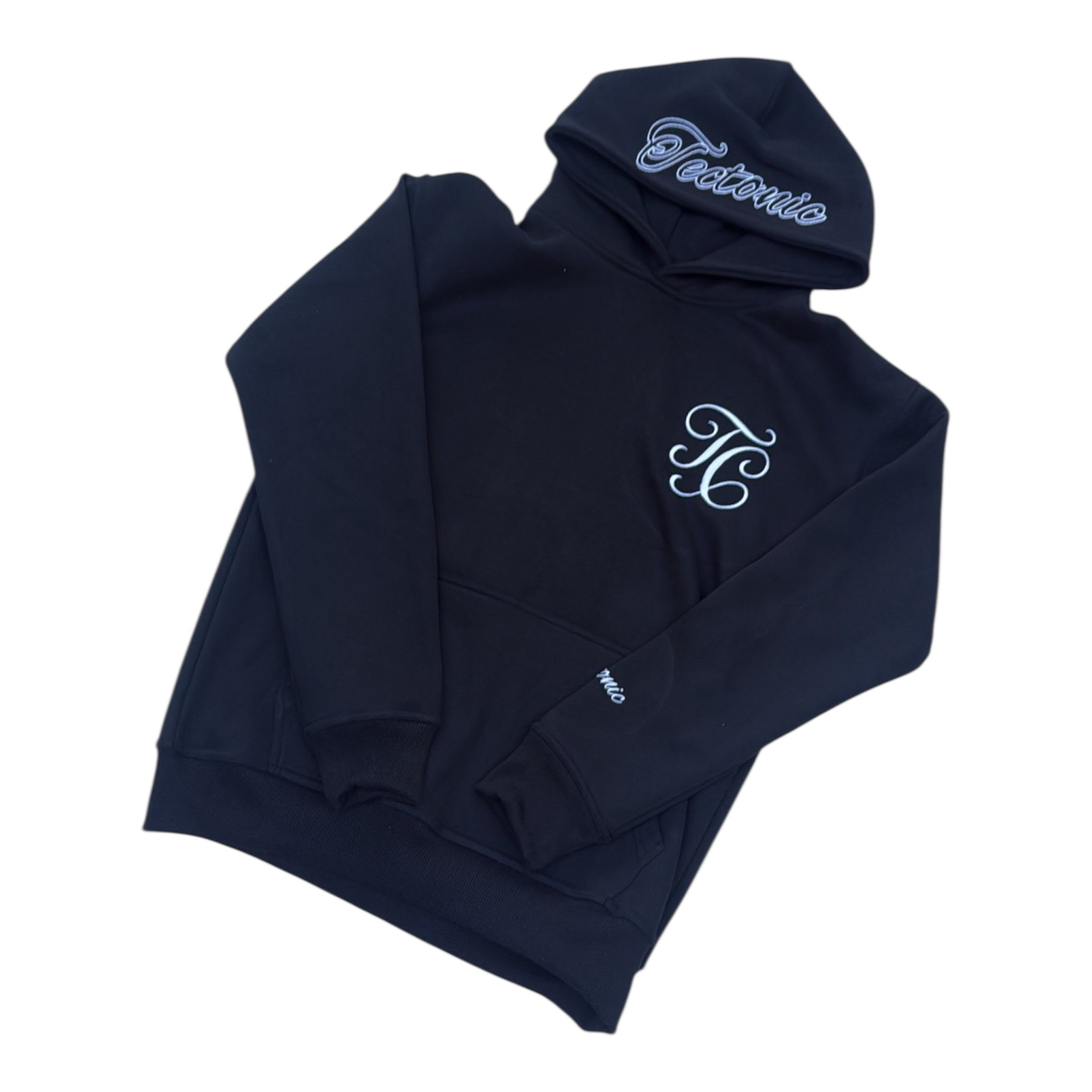 SIGNATURE HOODIE-BLACK/WHITE (Pre-order)